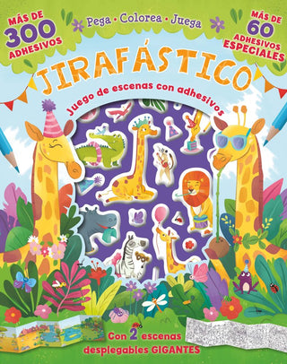 Juego Escenas Con Adhesivos Jirafastico