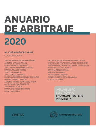 Anuario De Arbitraje 2020 (Papel + E-Book)