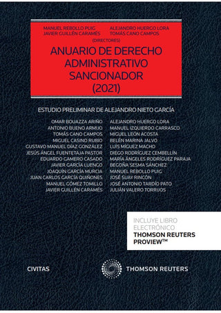 Anuario De Derecho Administrativo Sancionador 2021 (Papel + E-Boo