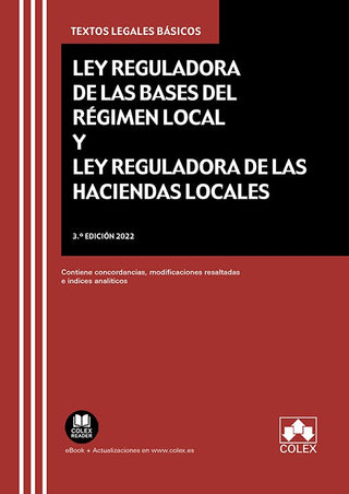 Codigo Bases Regimen Local Y Haciendas Locales 3ªed 2022