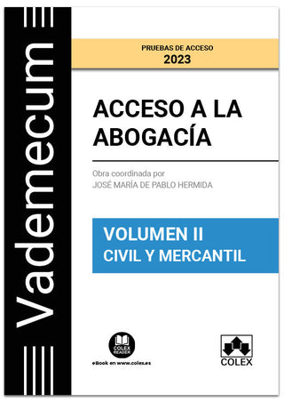 Vademecum Acceso A La Abogacia. Vol. 2. Parte Especifica Civil-Me