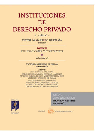 Instituciones De Derecho Privado Tomo Iii Obligaciones Y Con