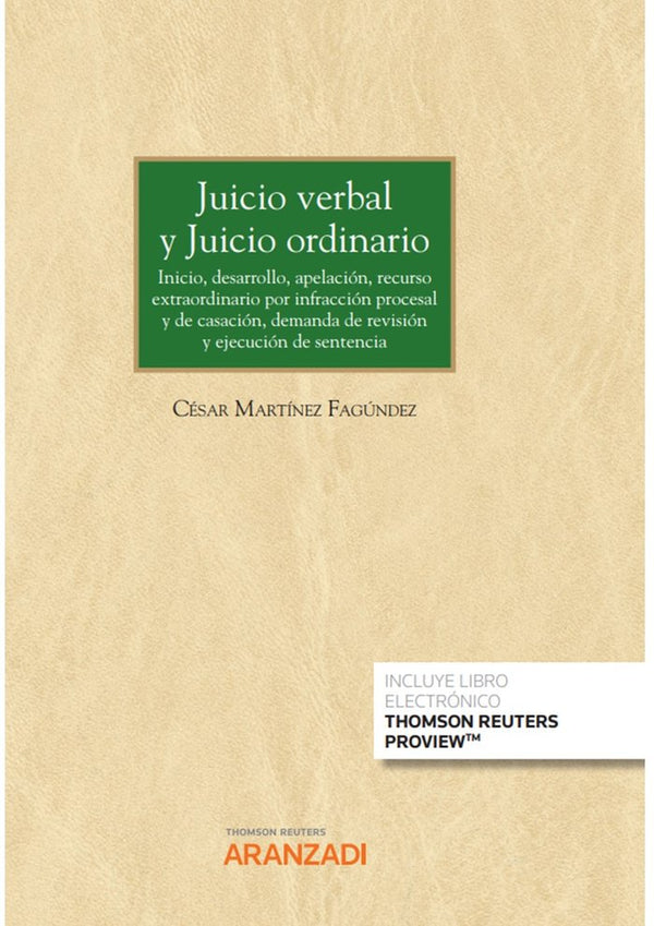 Juicio Verbal Y Juicio Ordinario