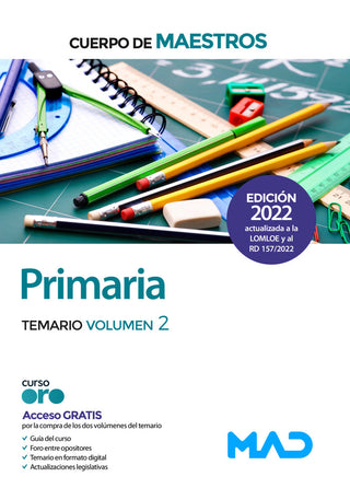 Cuerpo De Maestros. Primaria. Temario Volumen 2