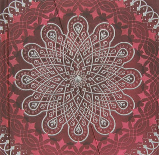 Cuaderno Mandalas 1 Marcapaginas Rojo