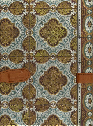Cuaderno Azulejos De Portugal 1 Marcapaginas Marron