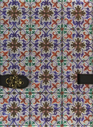 Cuaderno Azulejos De Portugal 3 Marcapaginas Rojo