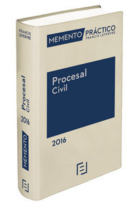 Memento Práctico Procesal Civil 2016