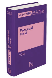 Memento Práctico Procesal Penal 2016