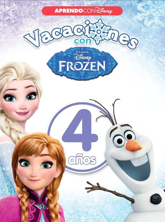 Vacaciones Con Frozen. 4 Años (Aprendo Con Disney)