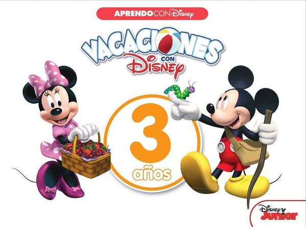 Vacaciones Con Disney. 3 Años (Aprendo Con Disney)