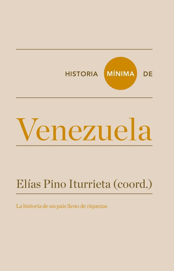 Historia Mínima De Venezuela