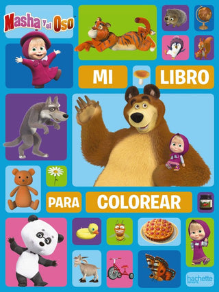 Masha Y El Oso. Mi Libro Para Colorear