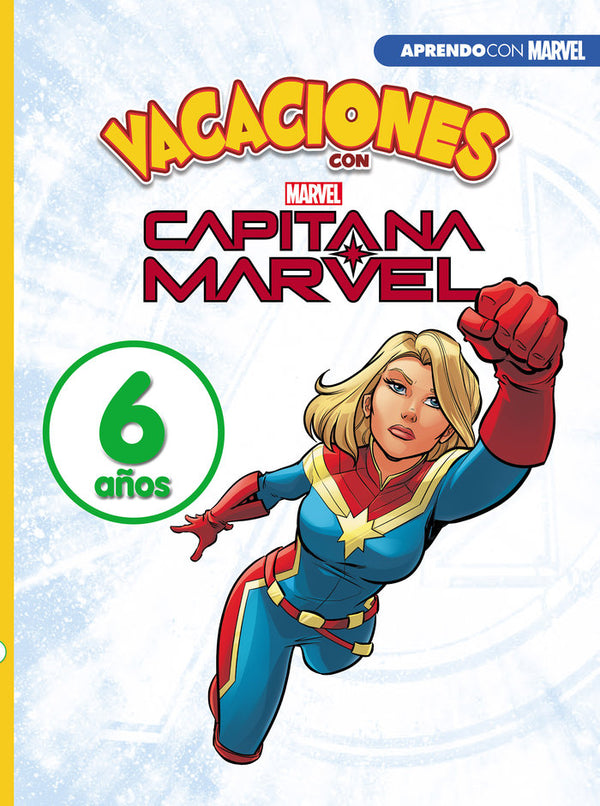 Vacaciones Con Capitana Marvel. 6 Años (Aprendo Con Marvel)