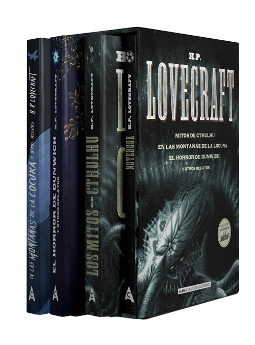 Estuche - H.P. Lovecraft: Mejores Títulos + Notebook