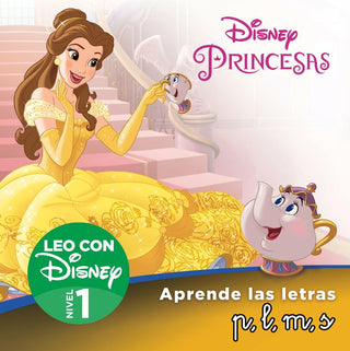 Bella. Aprende Las Letras P, L, M, S (Leo Con Disney - Nivel 1)