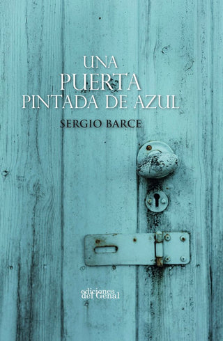 Una Puerta Pintada De Azul