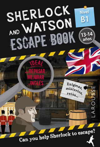Sherlock & Watson. Escape Book Para Repasar Ingles. 13-14 Años