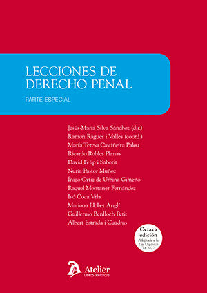 Lecciones De Derecho Penal Parte Especial 8ª Edicion