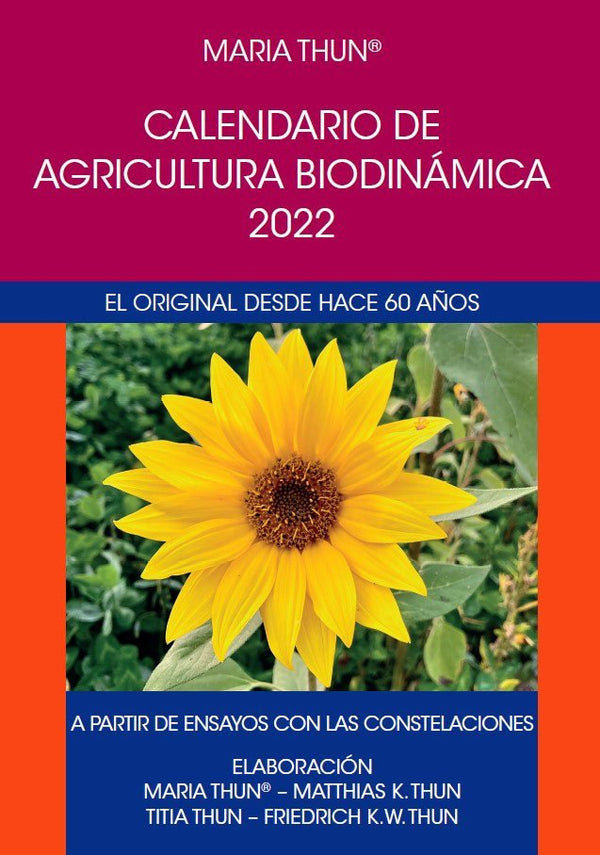 Calendario De Agricultura Biodinamica 2022