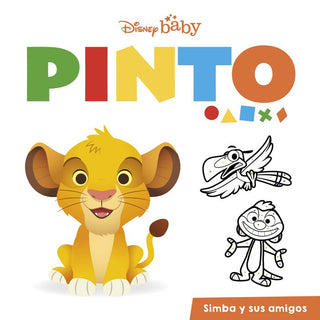 Disney Baby. Pinto. Simba Y Sus Amigos