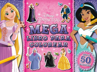 Princesas. Megalibro Para Colorear 3