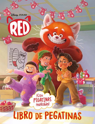 Red. Libro De Pegatinas