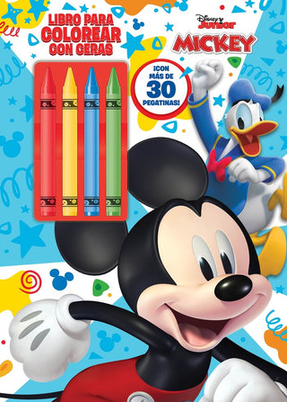 Mickey. Libro Para Colorear Con Ceras