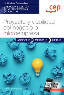 Manual Proyecto Y Viabilidad Del Negocio O Microempresa (Uf