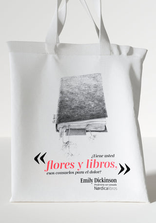 Bolsa Flores Y Libros