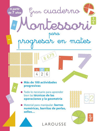 Gran Cuaderno Montessori Para Progresar En Mates. A Partir D