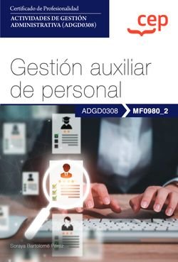 Manual Gestion Auxiliar De Personal Mf0980_2 Certificado Pr