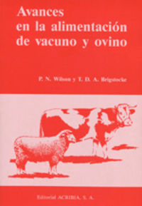 Avances En La Alimentación De Vacuno Y Ovino