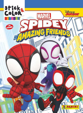 Spiderman And Friends Stick & Color