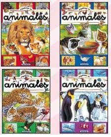 Pegatinas De Animales (4 Títulos)