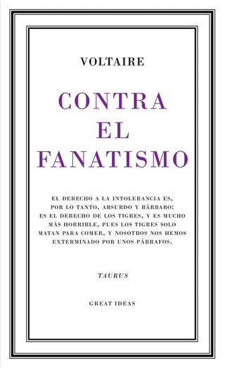 Contra El Fanatismo Religioso (Serie Great Ideas 39)