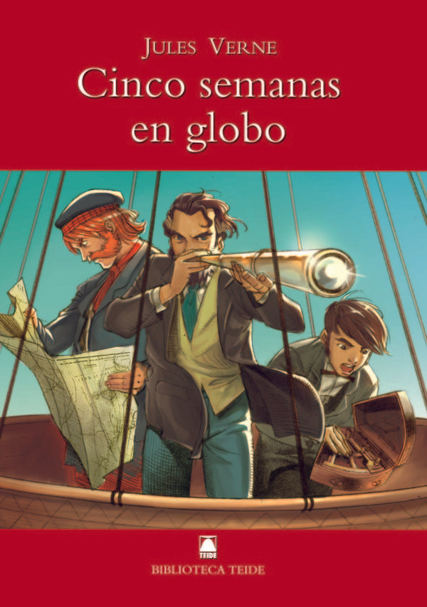 Biblioteca Teide 002 - Cinco Semanas En Globo -Jules Verne-