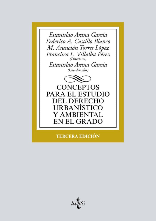 Conceptos Para El Estudio Del Derecho Urbanístico Y Ambiental En El Grado