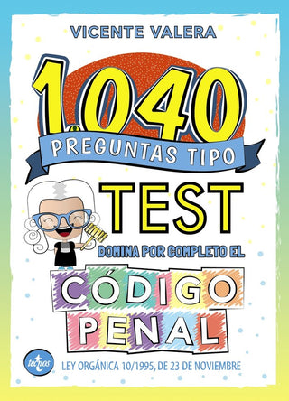 1040 Preguntas Tipo Test. Codigo Penal
