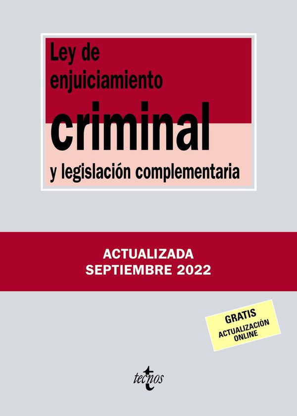 Ley De Enjuiciamiento Criminal Y Legislacion Complementaria