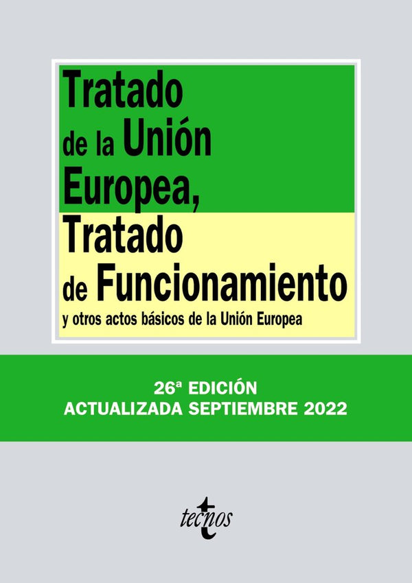 Tratado De La Union Europea Tratado De Funcionamiento