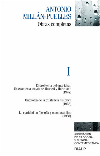 Millán-Puelles. I. Obras Completas