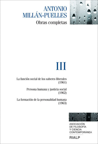 Millán-Puelles. Iii. Obras Completas