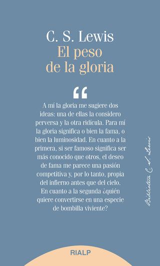 El Peso De La Gloria