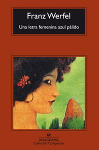 Una Letra Femenina Azul Pálido