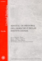 Manual De Historia Del Derecho Y De Las Instituciones