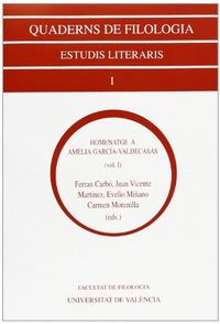 Homenatge A Amelia García-Valdecasas (2 Vols.)