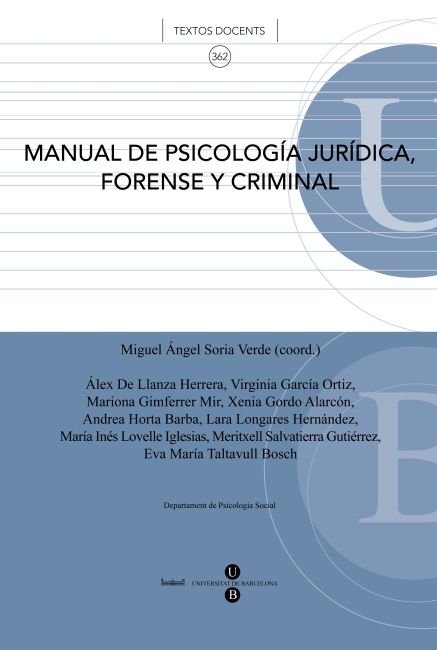 Manual De Psicología Jurídica, Forense Y Criminal