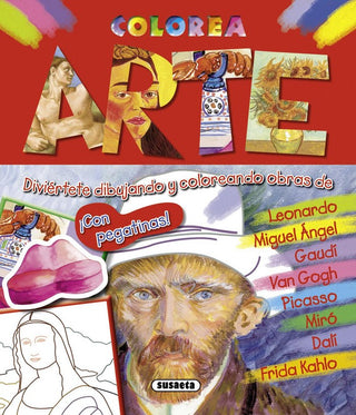 Colorea Arte Con Pegatinas