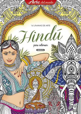 Láminas De Arte Hindú Para Colorear